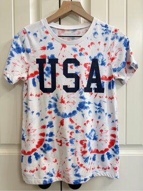 Grayson Threads Womens USA Short Sleeve Tee in White, Size XS